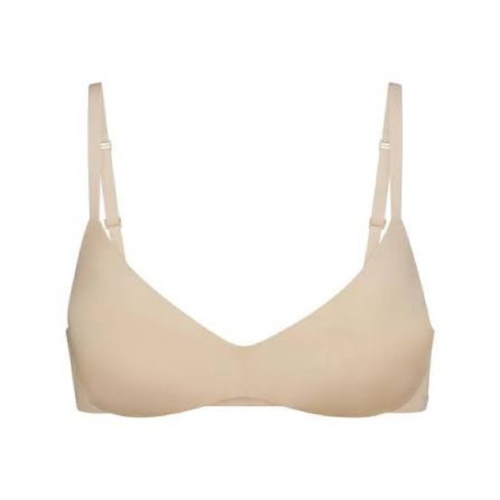 SKIMS Beige Seamless Bra